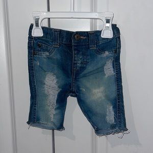 Baby Ripped Jean Shorts
